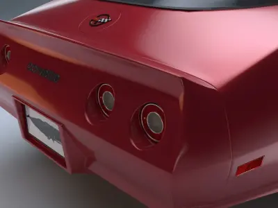Corvette 1982 3D model