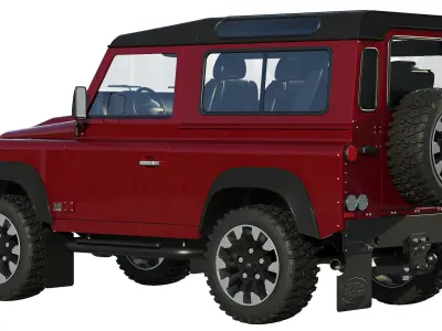 Land Rover Defender Works V8 3D model