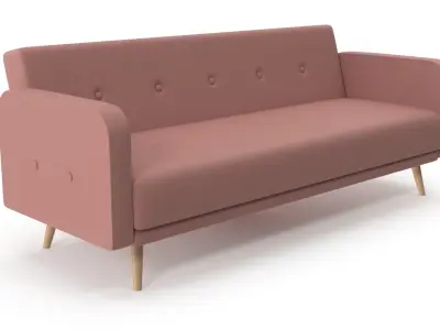 Sofa v3 Low-poly 3D model
