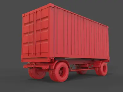 Trailer mod6 3D print model
