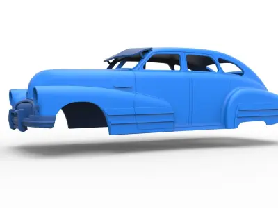 Shell Buick Special Sedan 1947 Scale 1 to 24 3D print model