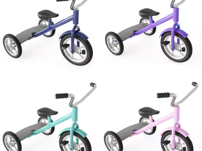 Children bicycle  3D model