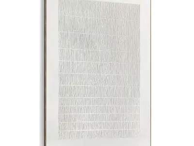 Plaster Two Photo Frame 461 Low-poly 3D model