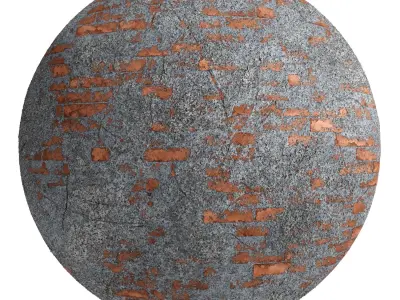 Cement Materials 7 - By 3 color Pbr By Sbsar 4k Texture
