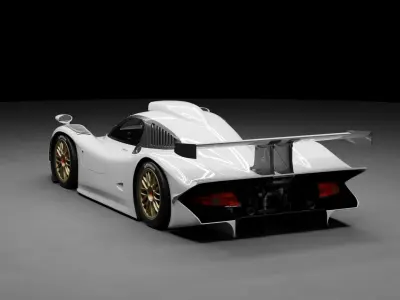 Porsche 911 GT1 3D model