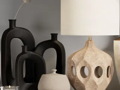 decorative set01 3D model