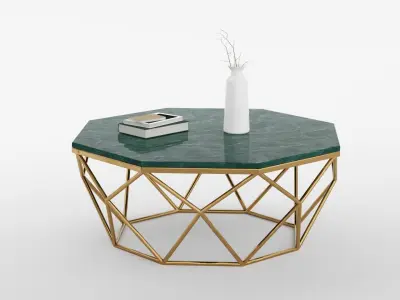 Coffee Table Set 03 3D model
