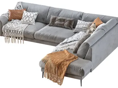 Joy sectional sofa 3D model