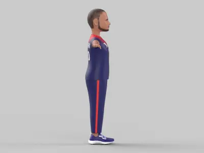 Prithvi Shaw 3D model