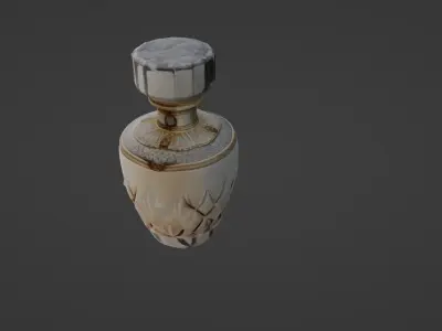 Elegant Luxury Perfume Bottle 3D Model 3D model