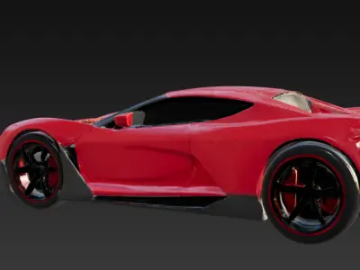 Sport Car 3D Model Series 2 3D print model