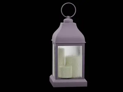 Christmas Lantern Low-poly 3D model get