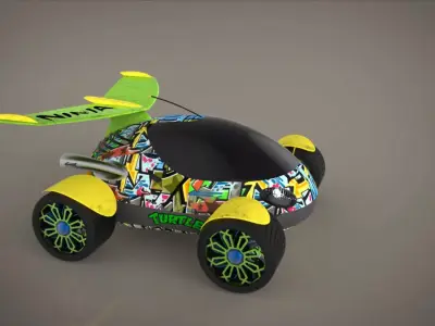 TURTLE vehicle 3D model