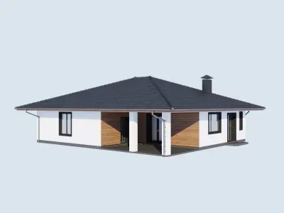 Residential house 3D model
