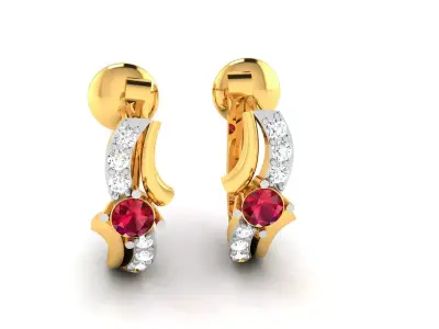 Women Earrings 3D print model