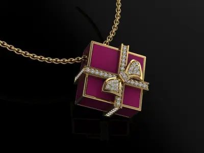 Gift Pendant 3D print model