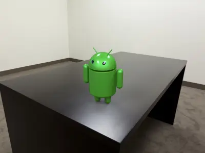 Android robot Free 3D model