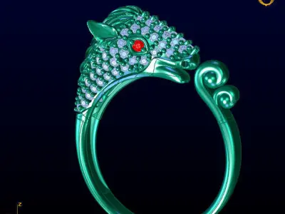 horse ring 3D print model purchase