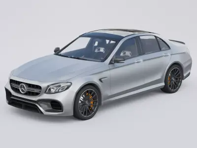 Mercedes-AMG E63 S 4MATIC 2017 Low-poly 3D model