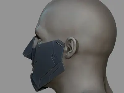 Ruiner Armor Mask 3d Print 3D print model