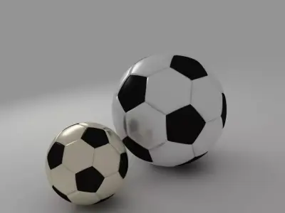 Ball football 3D model purchase
