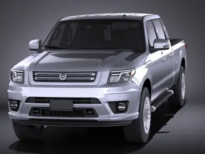 Generic Average Pickup 2015 VRAY 3D model