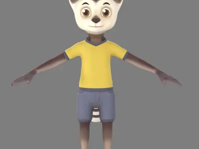 LemurCatta 3D model