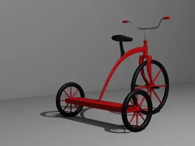  Little bicycle 3D model