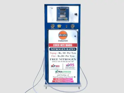 Air Station Low-poly 3D model