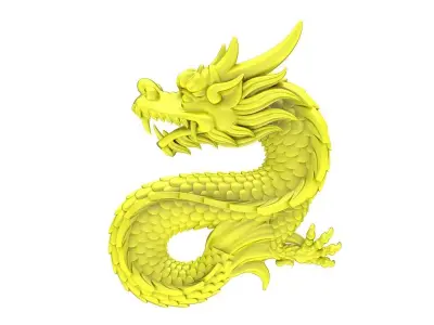 A4625 Dragon Jewelry Pendant 3D Model 3D print model