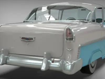 Chevy belair sedan 1955 3D model