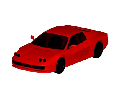 Ferrari Testarossa  3D model