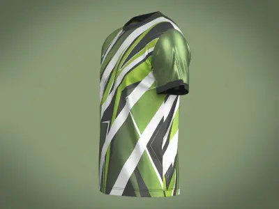 Soccer Print Jersey 3D model