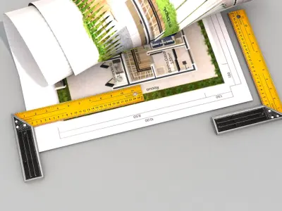 Aluminum Square 3D model