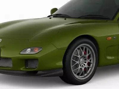 Mazda RX 7 Spirit R 2002 Low-poly 3D model