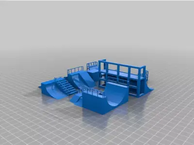 Skate Park Compilation 3D print model