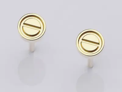 LOVE EARRINGS Small 3D print model