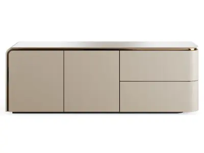 Fendi Edge Cabinet Low-poly 3D model