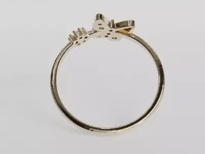 butterfly ring 3D print model