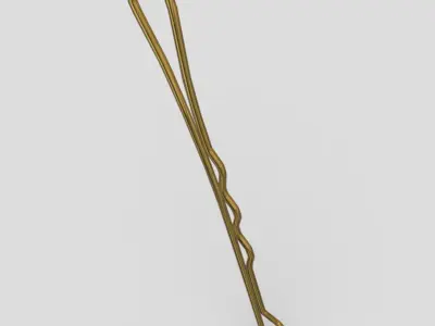 Hairpin Low-poly 3D model
