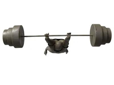 Weightlifter 3D model