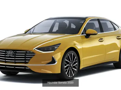 A collection of modern sedans 2 3D Model Pack