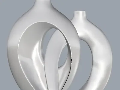 Double Vase 3D Model 3D print model