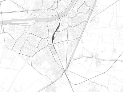 tree tree map of city Free 3D model