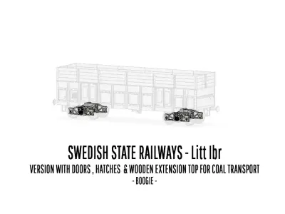 ROLLS-0050 SJ Gondola car Litt Ibr in H0-scale 3D print model