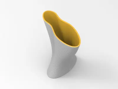 Ouy Vase Low-poly 3D model