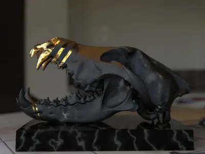 Deco Skull  3D print model