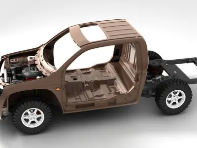 Dosch 3D - Car Details - Pick Up 3D model