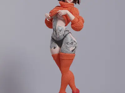  Velma Scooby Doo 3D print model