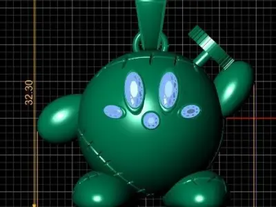 PANDORA RABBIT PENDANT 3D PRINTABLE MODEL  3D print model